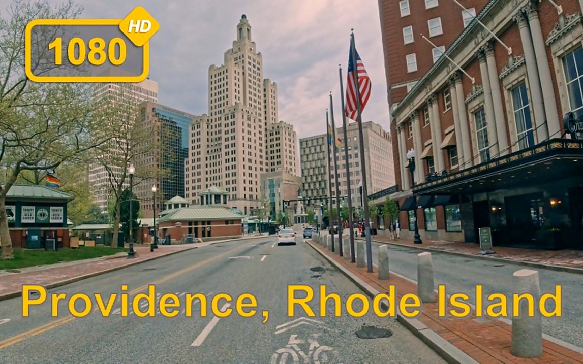 普罗维登斯,罗德岛州 Driving in Providence, Rhode Island  行车旅游Vlog哔哩哔哩bilibili