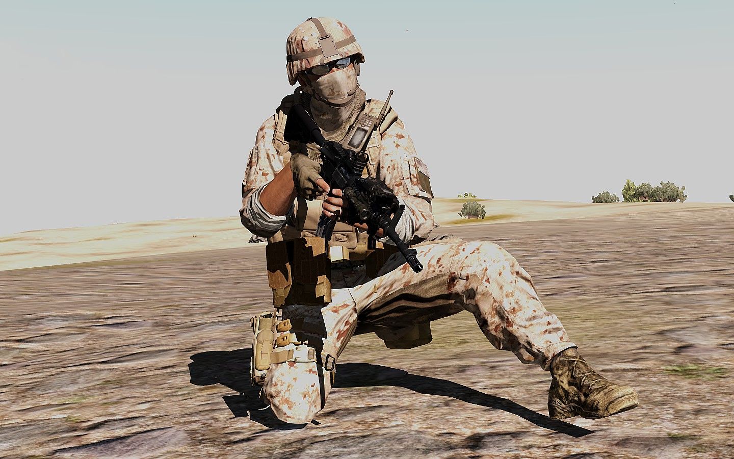 美军沙漠制式装备配置解说arma3