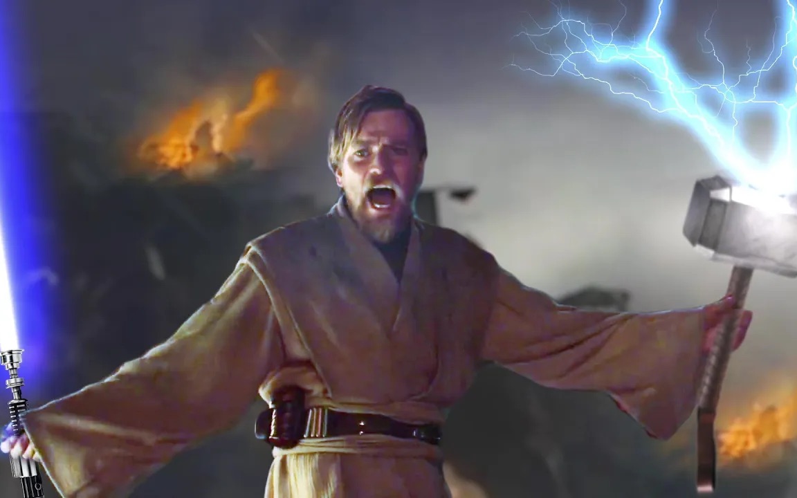 [图]【恶搞】结束了灭霸！“ I have the high ground！”