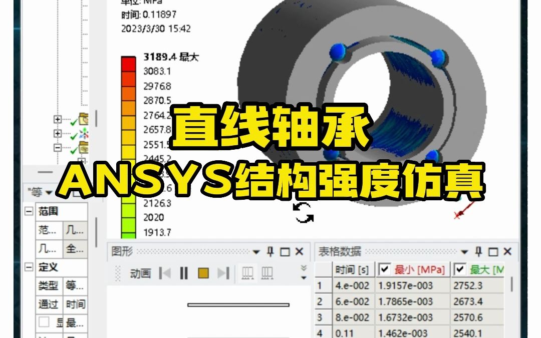 [图]Ansys案例——直线轴承