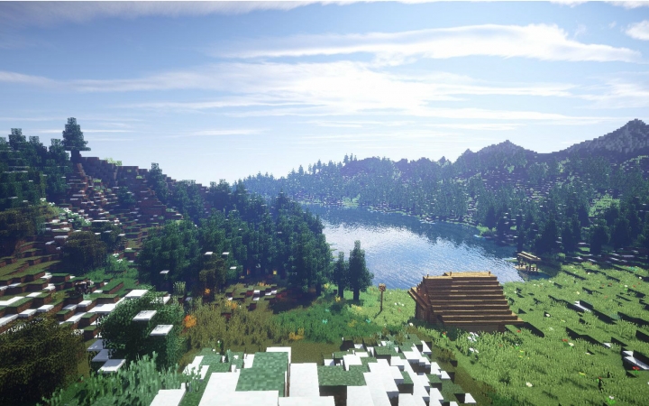 minecraft风景图片-千图网