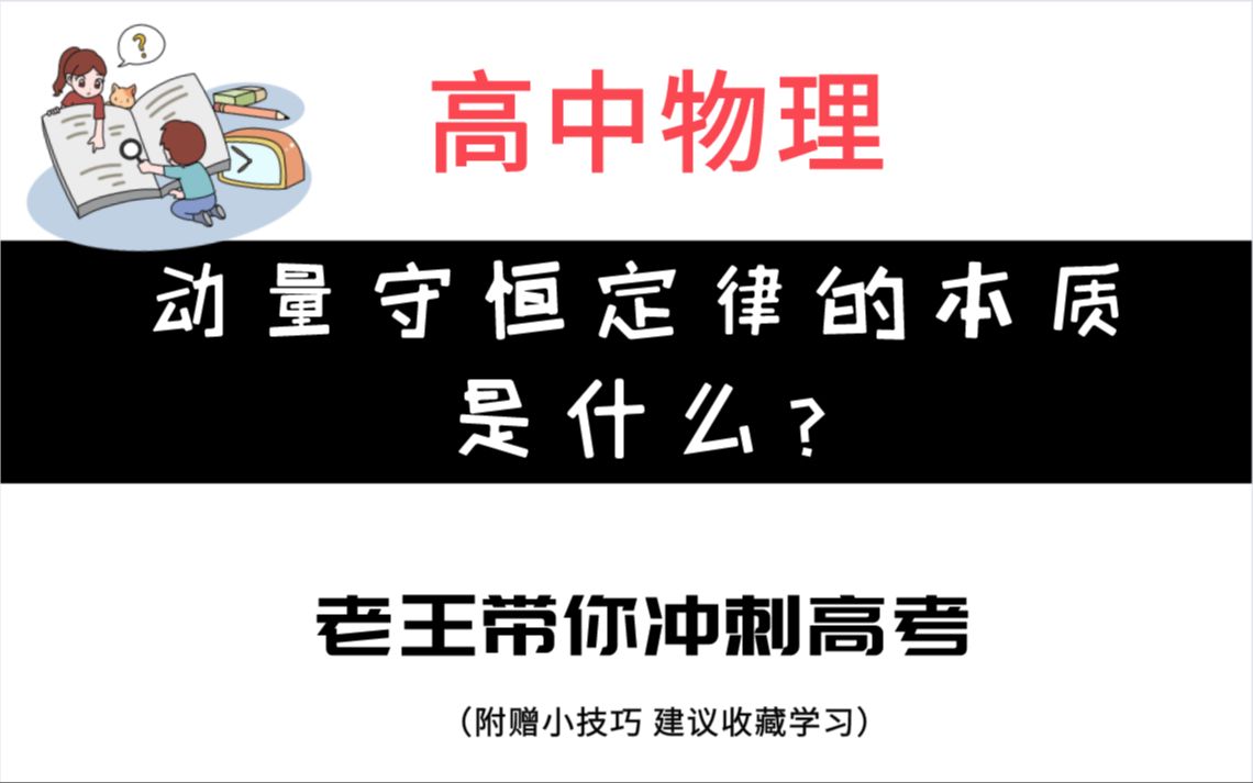 高中物理:老王与你讲解动量守恒定律的本质到底是什么?哔哩哔哩bilibili