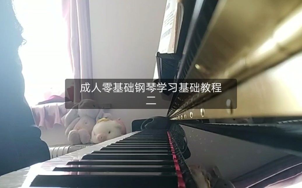 [图]成人零基础学习钢琴基础教程二(认识基础音符时值及指法标记、弹琴坐姿手型的建立、拍号)