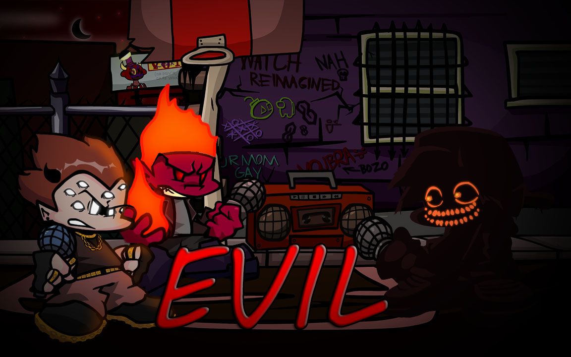 【hellbeats corruption 取消制作】pico and darnell vs evil bf