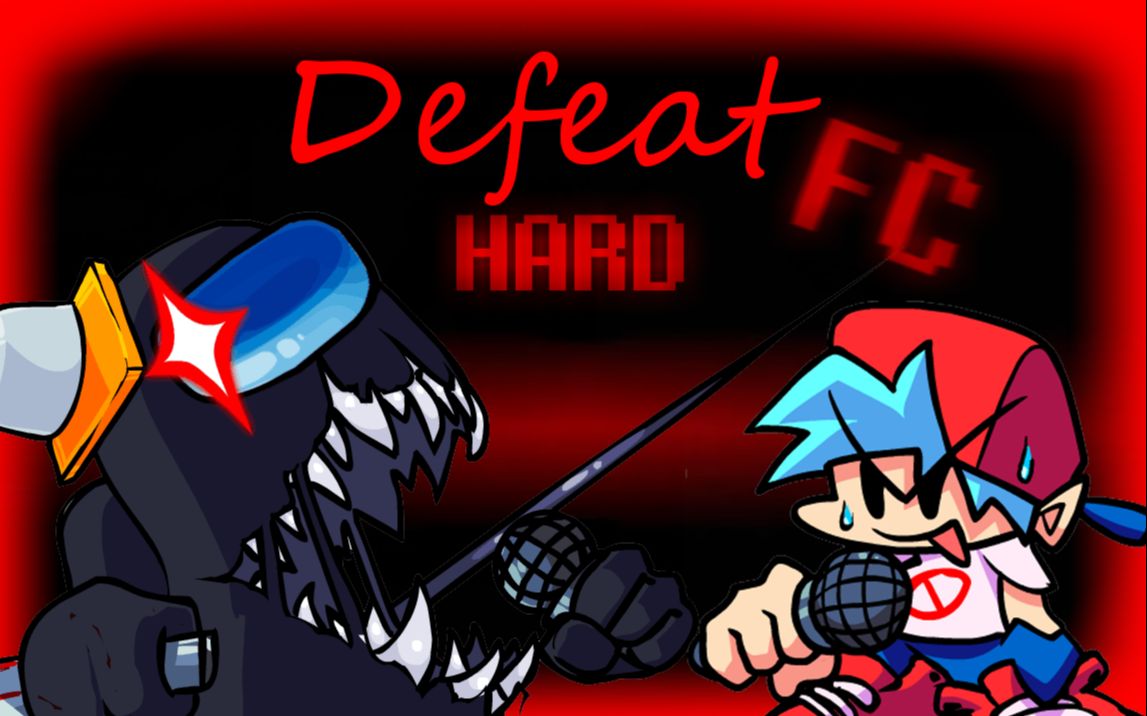 【fnf:vs impostor v3】黑內鬼曲defeat hard fc通關