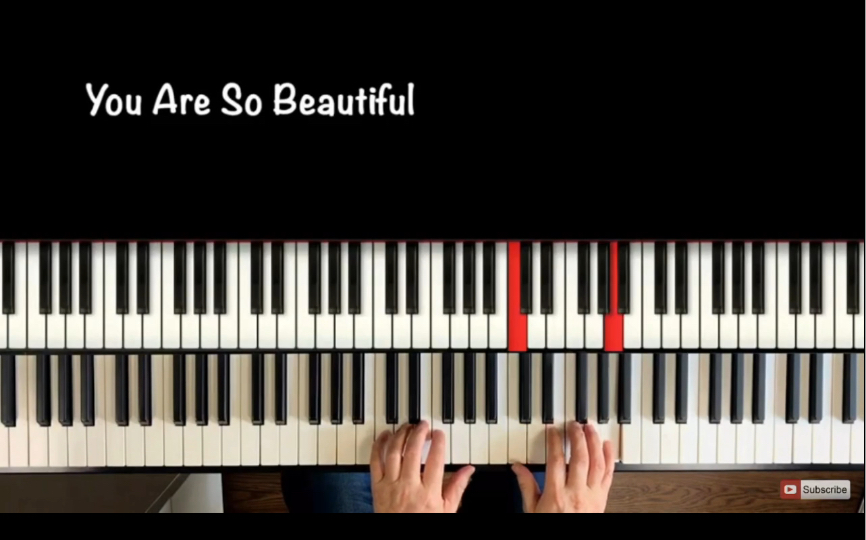 [图]【爵士钢琴】You Are So Beautiful-Jazz Piano