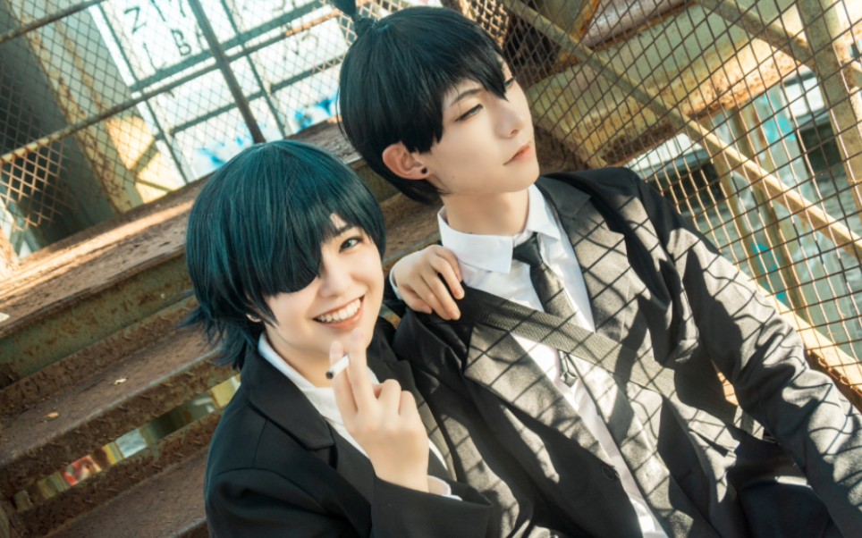 【姬野&秋/cos】“秋君,我们一起去民间吧.”哔哩哔哩bilibili