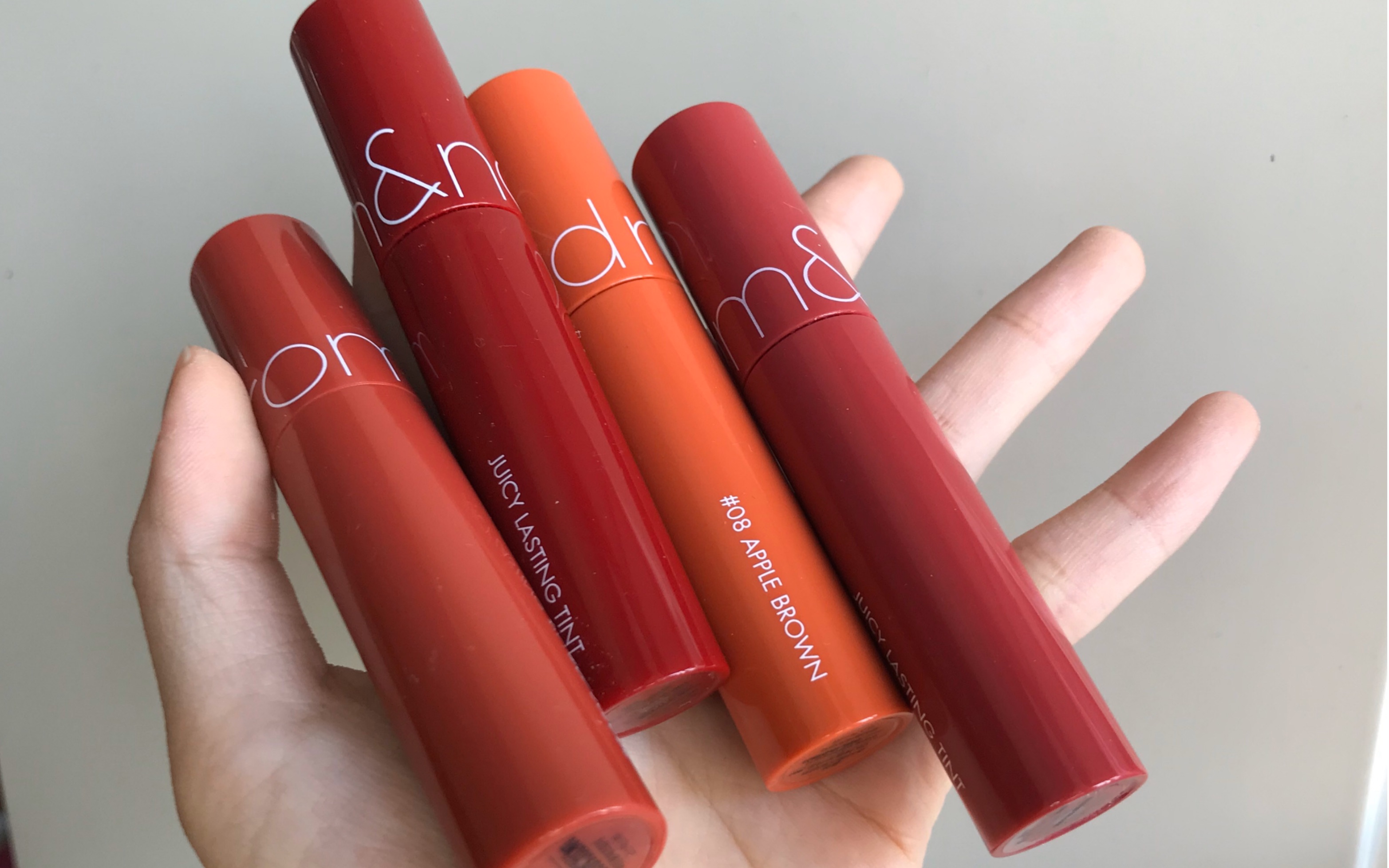 【romand果汁唇釉试色】06/07/08/12_哔哩哔哩 (゜-゜)つロ 干杯