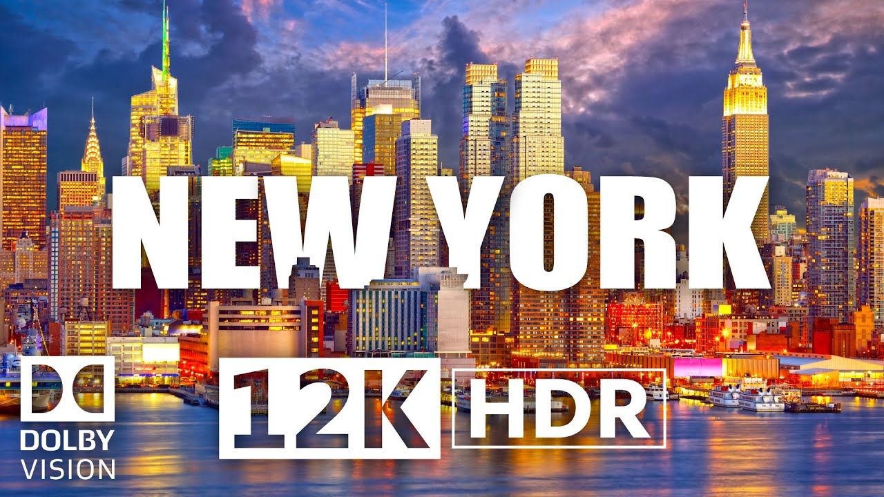 [图]【杜比视界 HDR】纽约城市航拍 12K HDR 60fps Dolby Vision - New York City