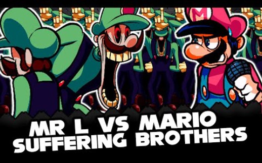 [图]FNF｜MR L Vs Mario｜Unknown Suffering - Mario's Madness V2