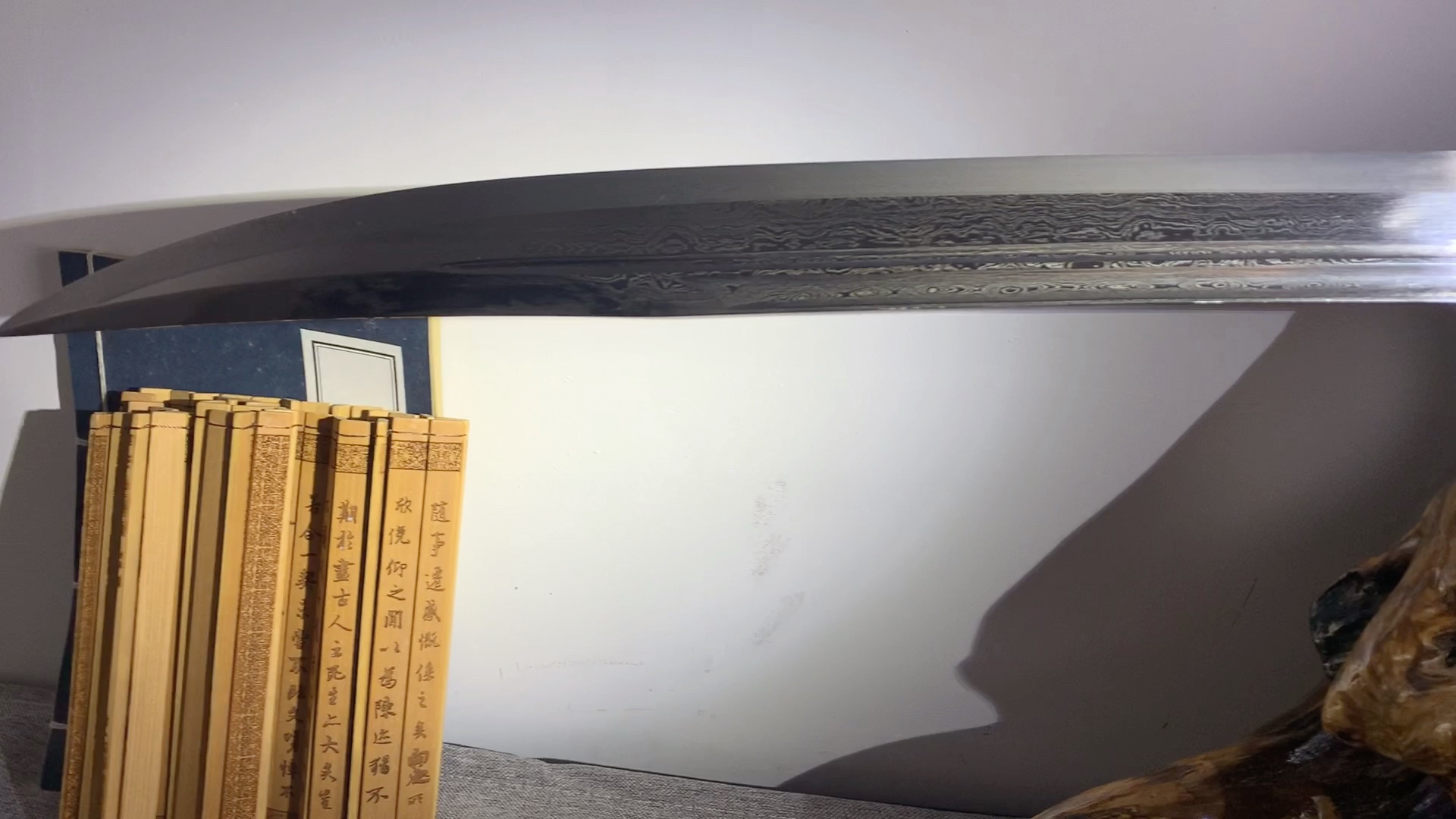 【张匠】定制绣春刀979797黑檀木版 装具仿古做旧个人对于刀剑