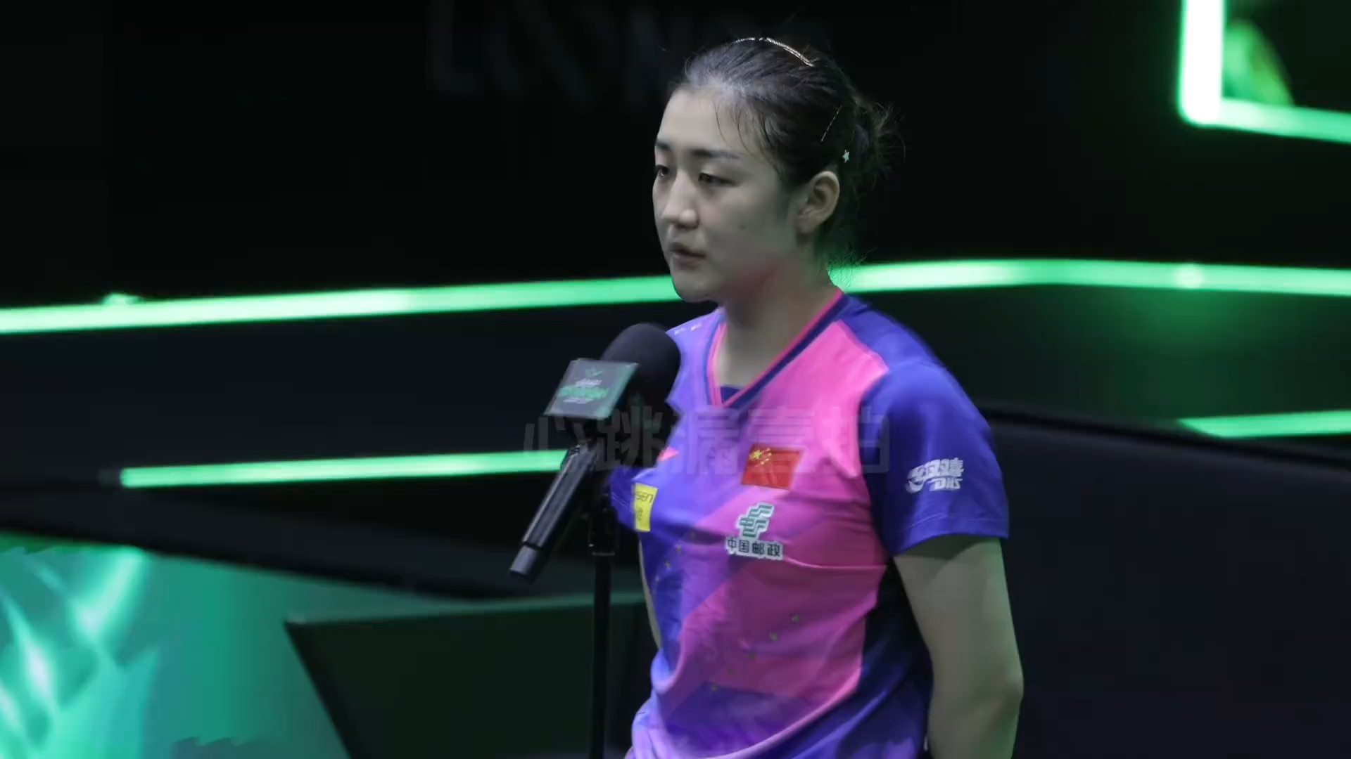 陈梦vs孙颖莎|赛后采访:竞技体育输赢是正常的|2024wtt沙特大满贯