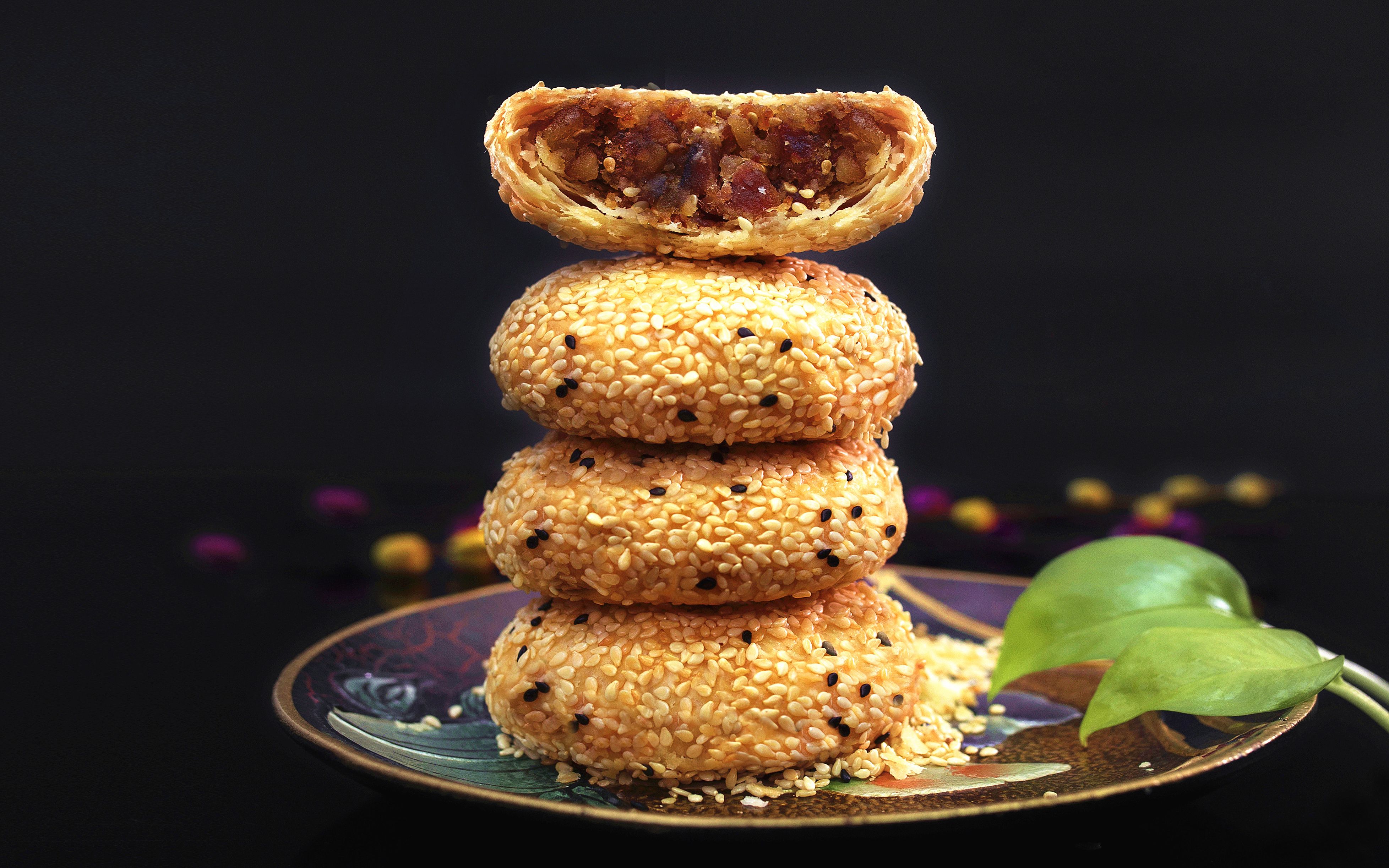 可乐园双麻酥月饼_哔哩哔哩_bilibili