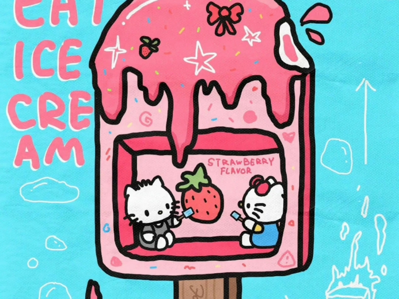 99草莓冰激凌99挑战成功!