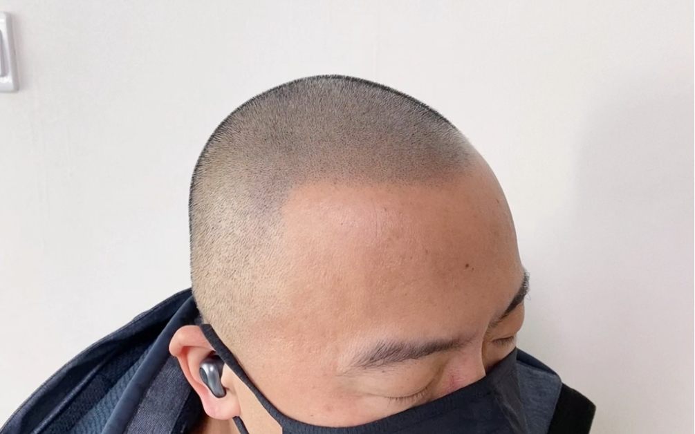 纹出来的小寸头发型,脱发者的福音#纹发_哔哩哔哩_bilibili