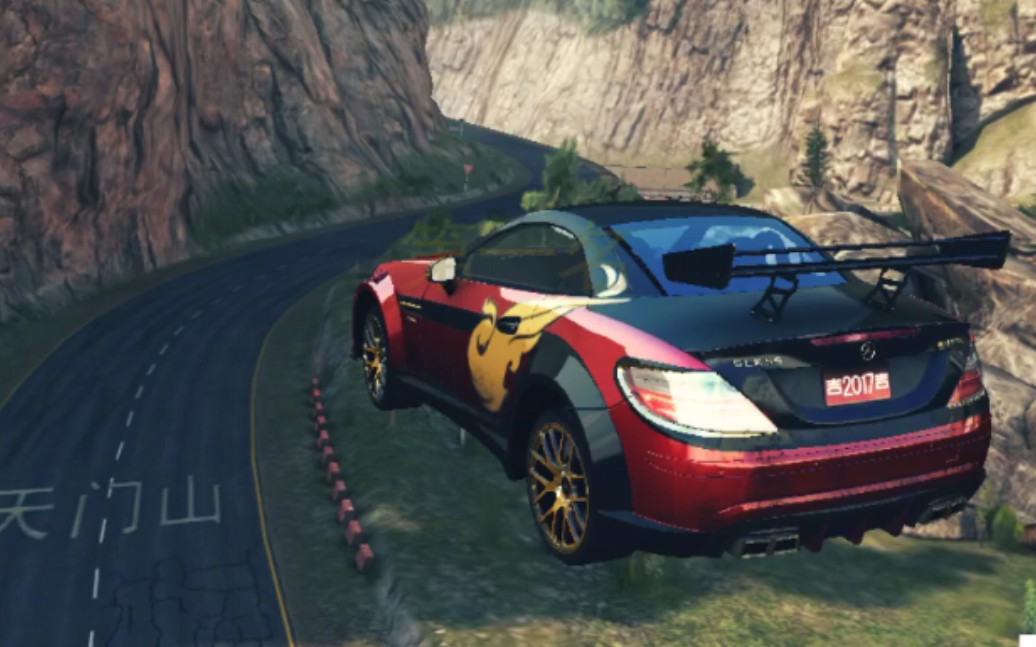 [狂野飙车8]奔驰slk 55 amg speci挑战赛