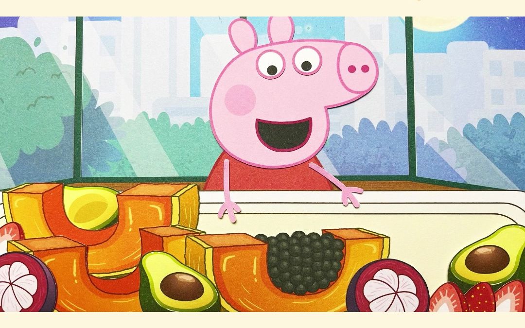 小猪佩奇第六季水果图片