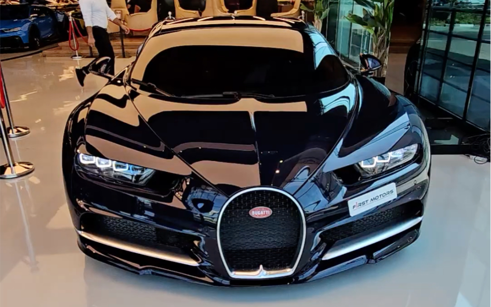 布加迪chiron 展厅现车实拍