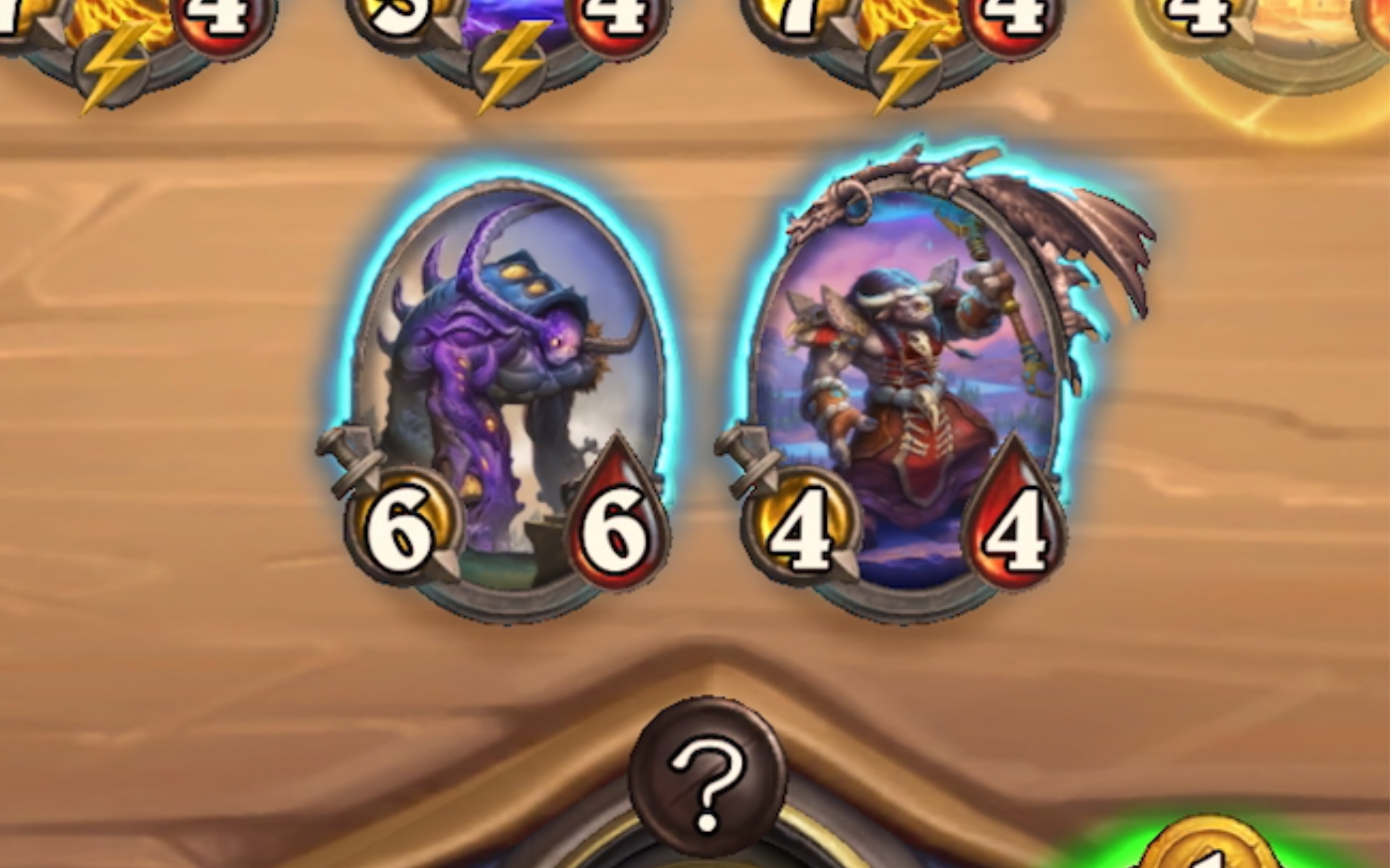 酒馆战棋当场上只有融合怪时下哈缪尔会刷出什么