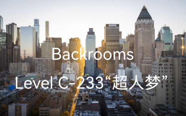 Level 233 - The Backrooms