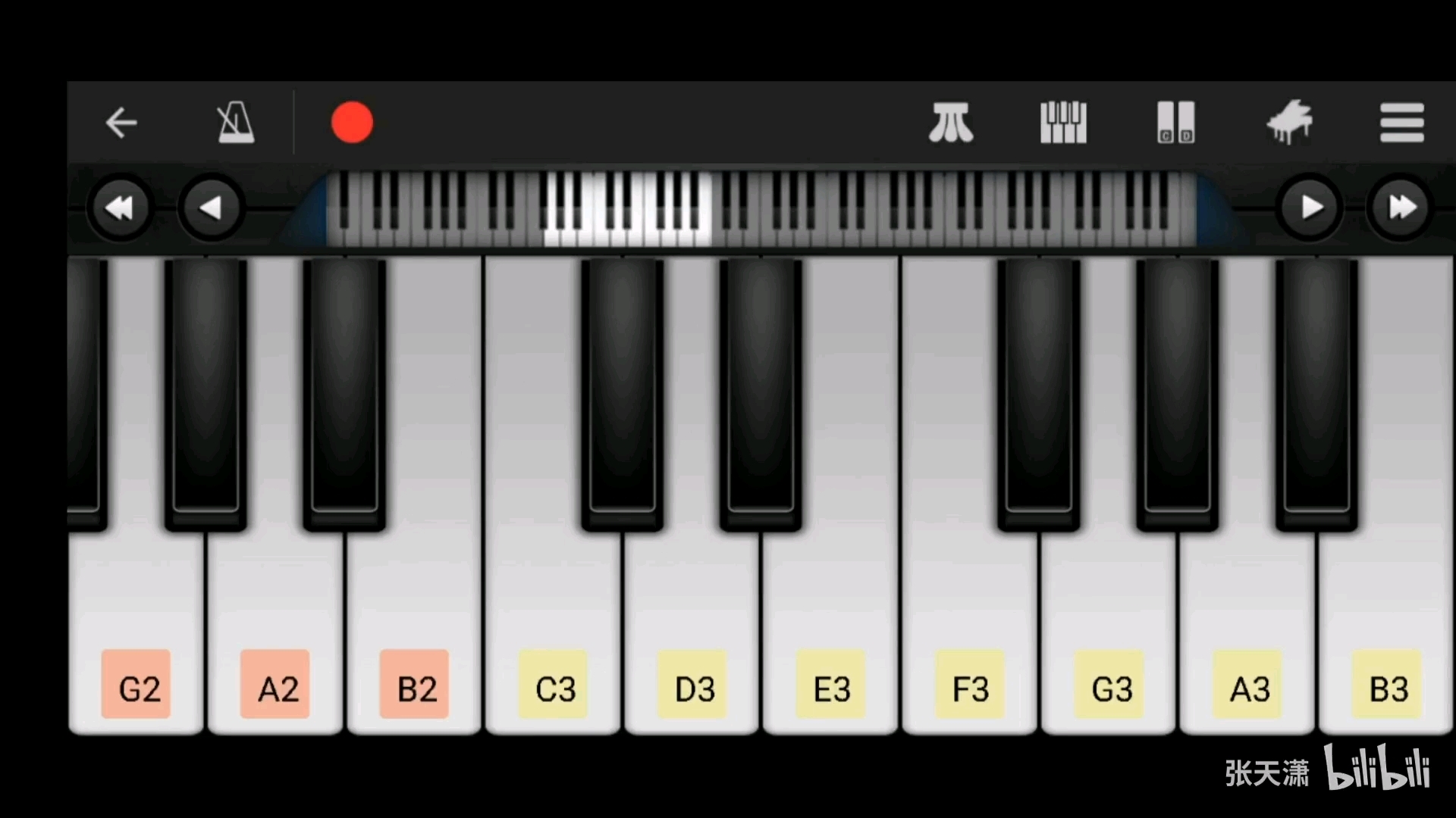如何使用完美钢琴APP哔哩哔哩bilibili