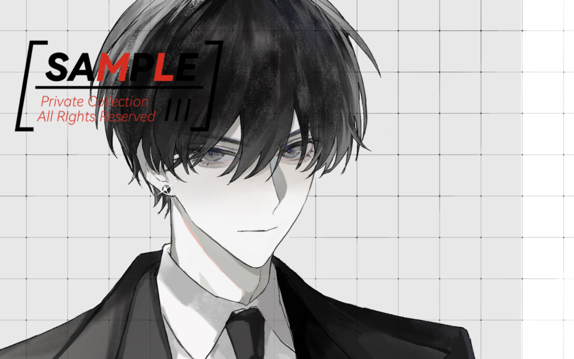 【procreate/稿件过程】考官a