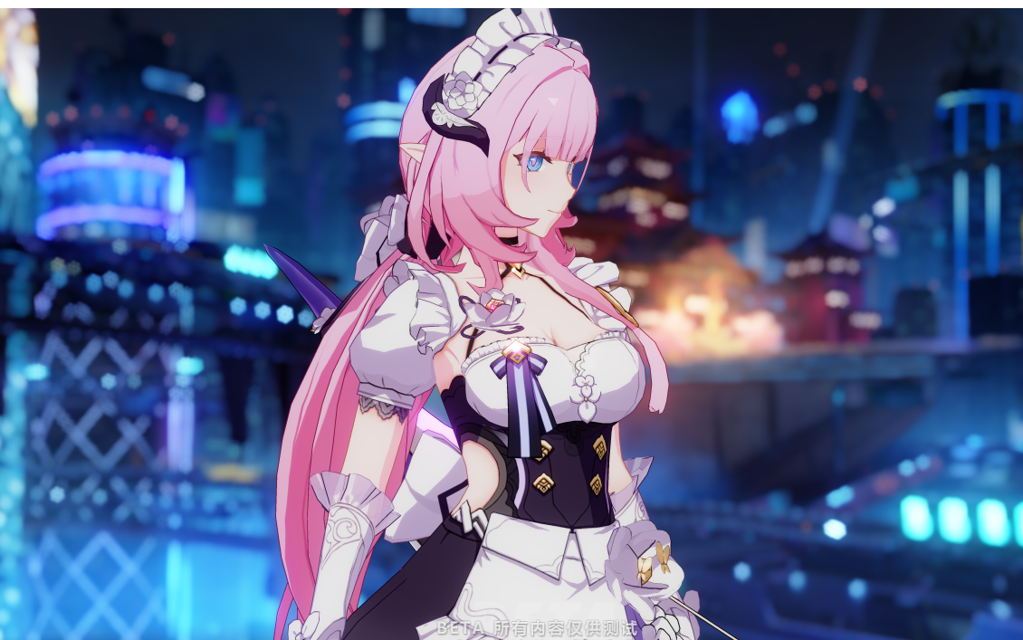 崩坏3第一女仆爱莉希雅!(5.4测试服v1爱莉希雅,渡鸦,暗蔷薇新时装)