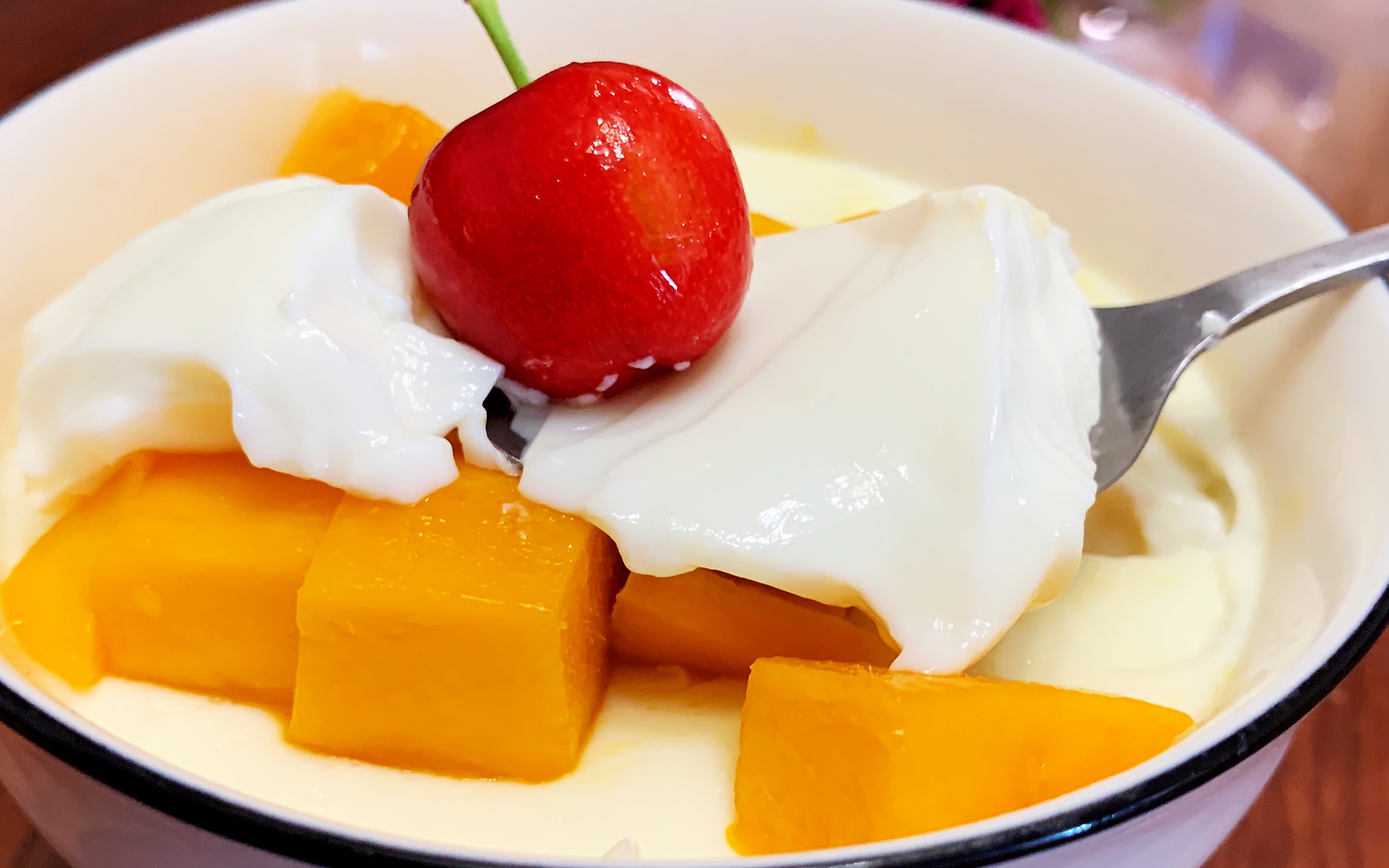 夏日甜品不要烤箱做法不难食材简单双皮奶q弹顺滑入口即化