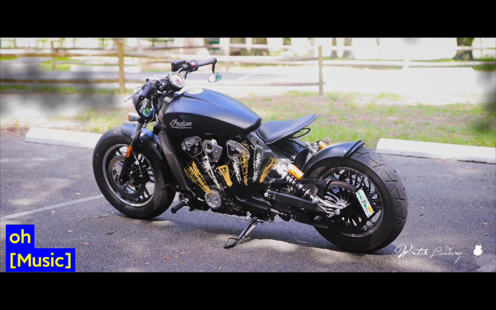 印第安侦察兵custom indian scout bobber