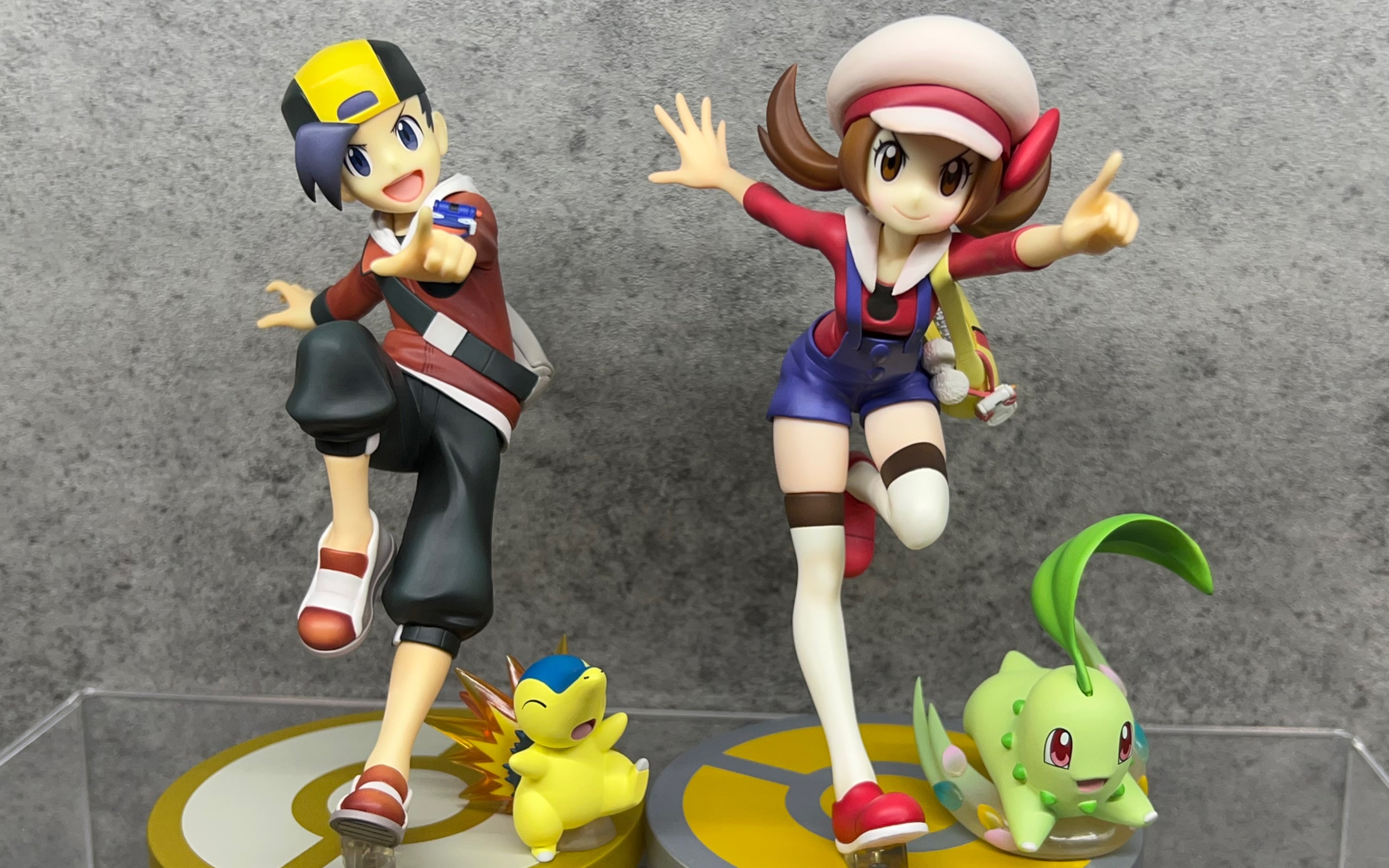 寿屋宝可梦1/8 阿响火球鼠&琴音菊草叶