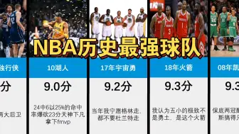 下载视频: 虎扑 NBA历史最强球队