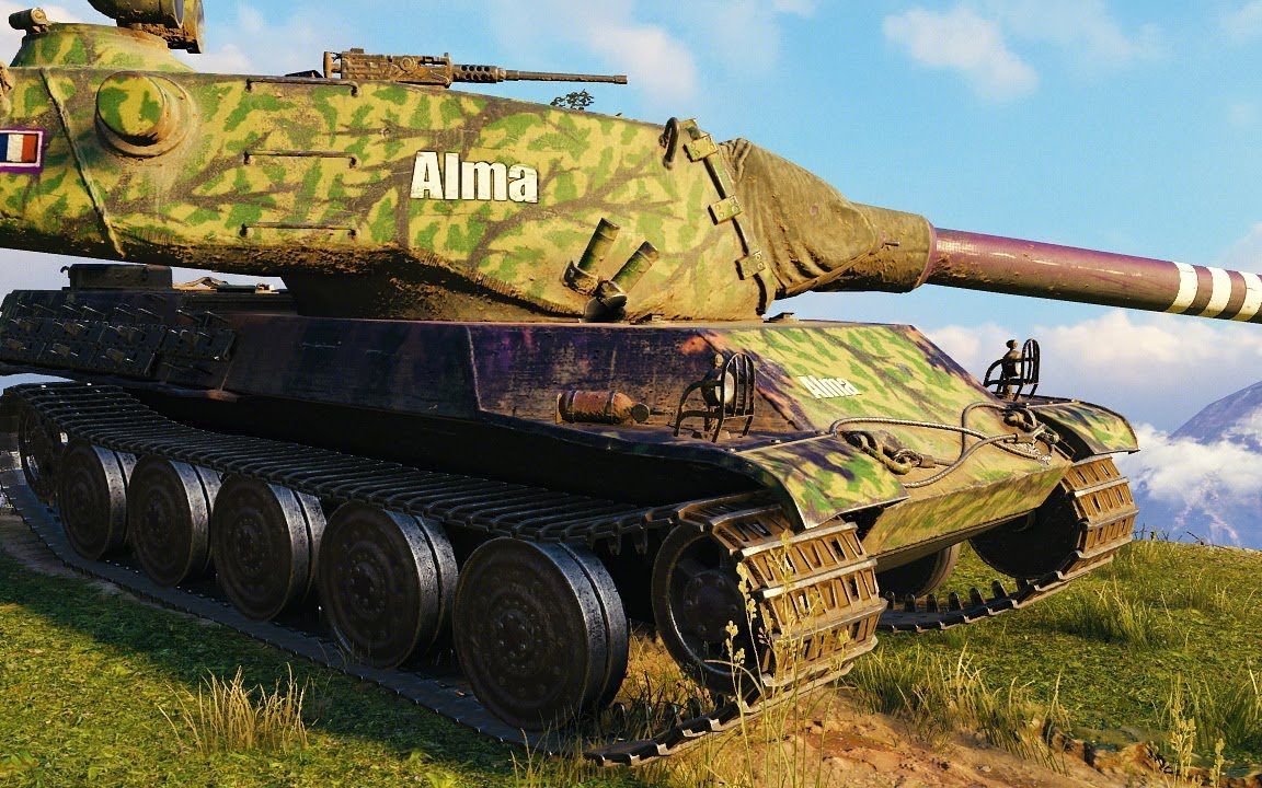 amx m4 54 - big brother - world of tanks gameplay