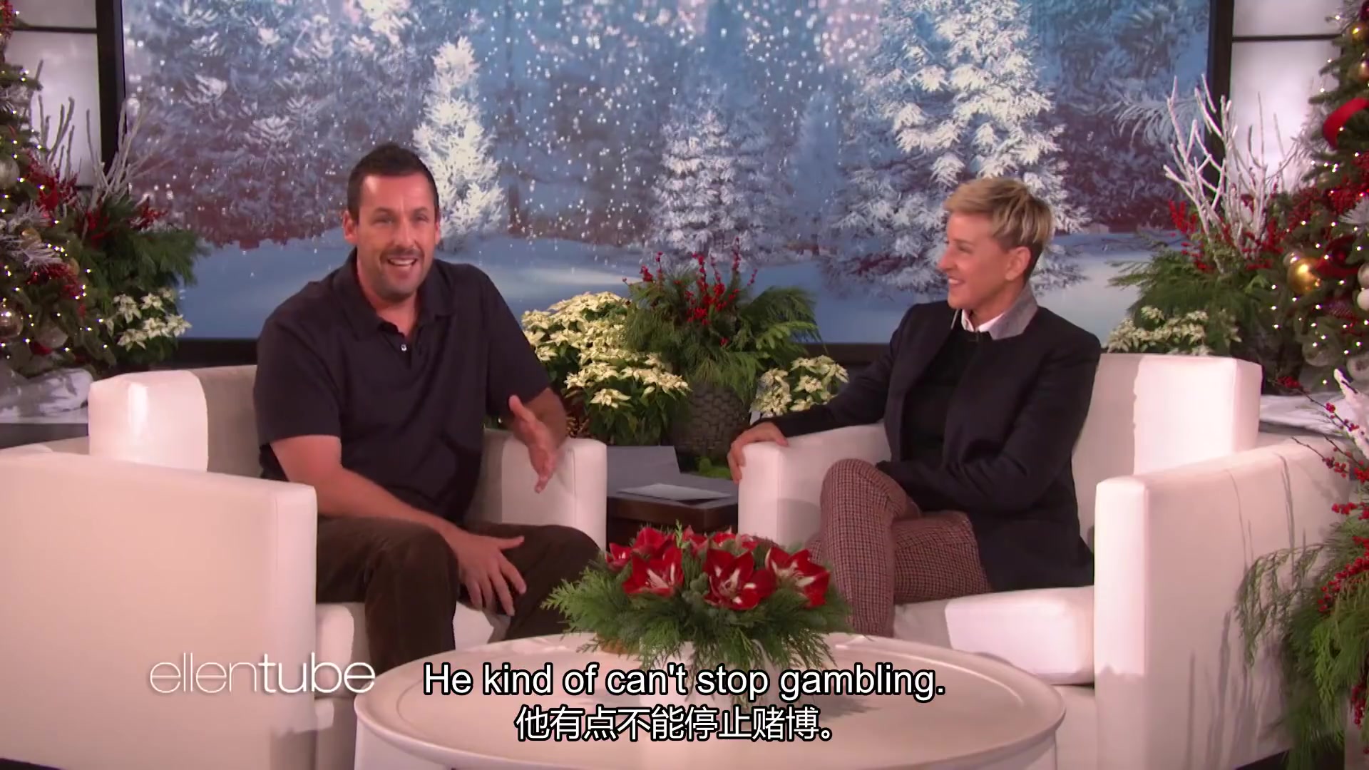 [图]TheEllenShow#亚当·桑德勒Adam Sandler's Wife Convinced Him to Take Role in'Uncut Gems'