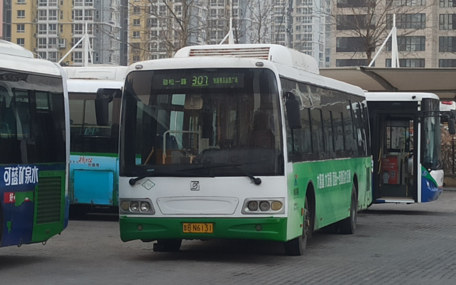 12 青岛】青岛城运控股公交集团307路临时调流绕行段(劲松一路②