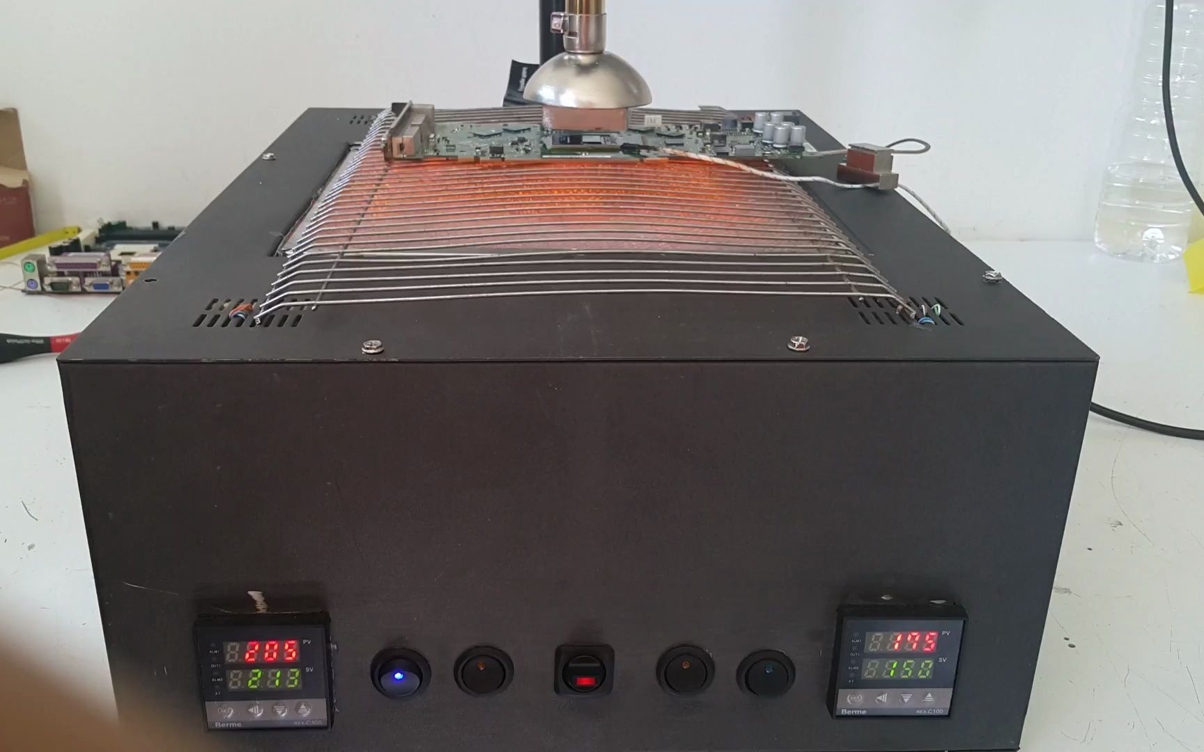 【搬】自制BGA焊台 Homemade preheater, reflow VGA card哔哩哔哩bilibili