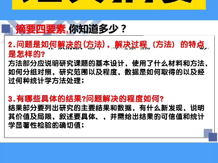 83论文摘要四要素你知道多少?#毕业论文哔哩哔哩bilibili