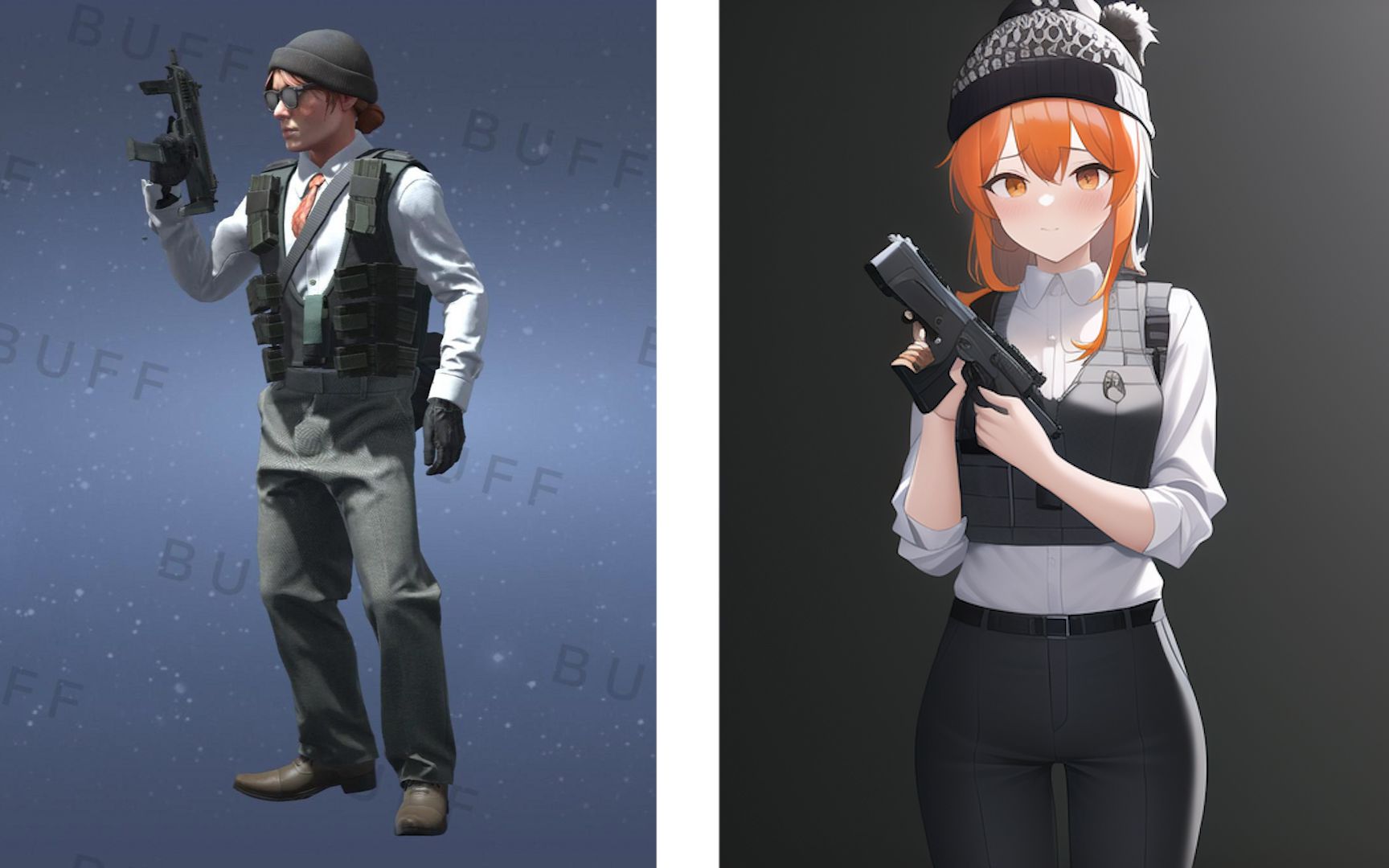 ai把csgo探员画成了你老婆的样子