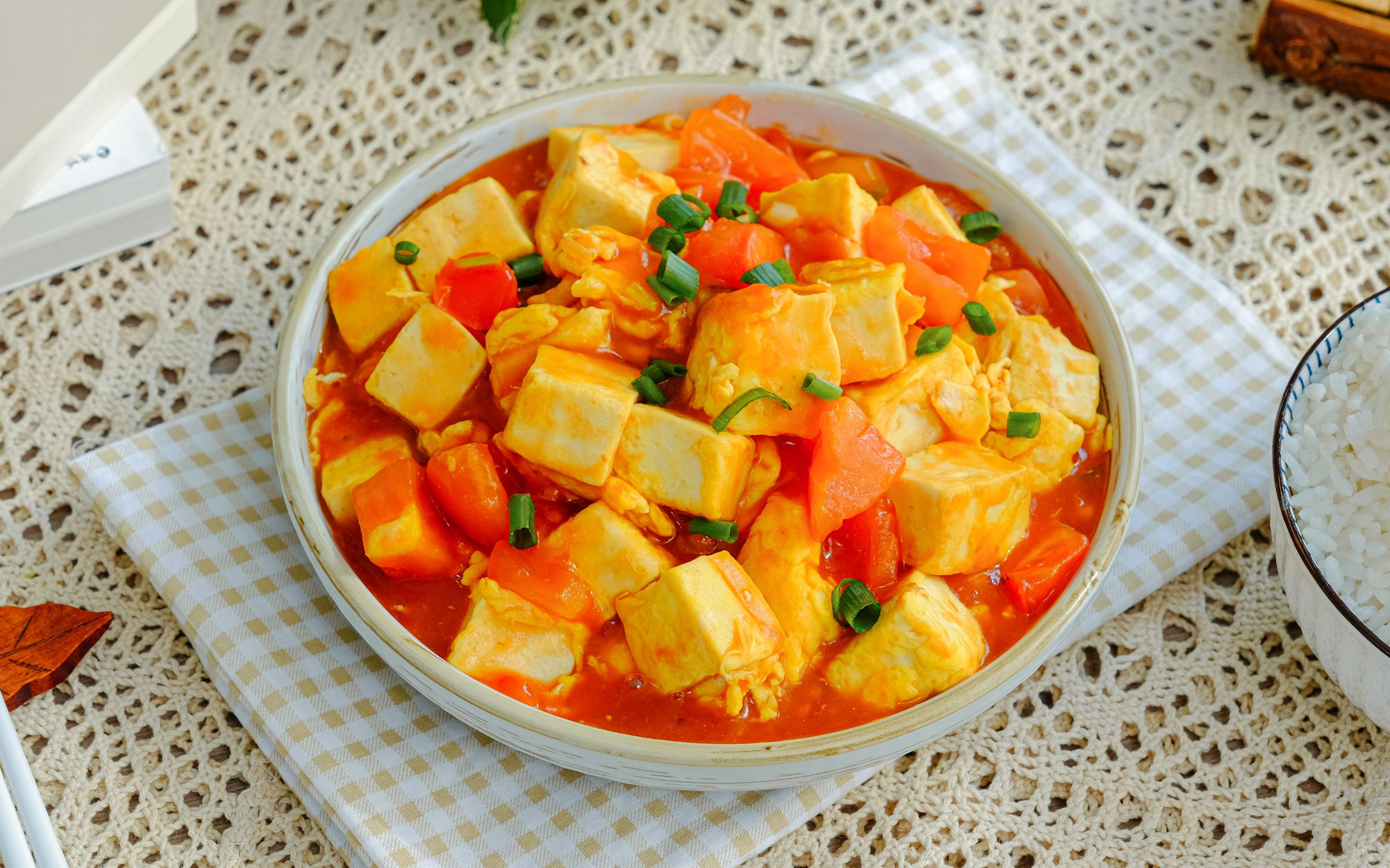 【茄汁豆腐】2块钱下饭菜!香到心坎里,天天吃都不腻