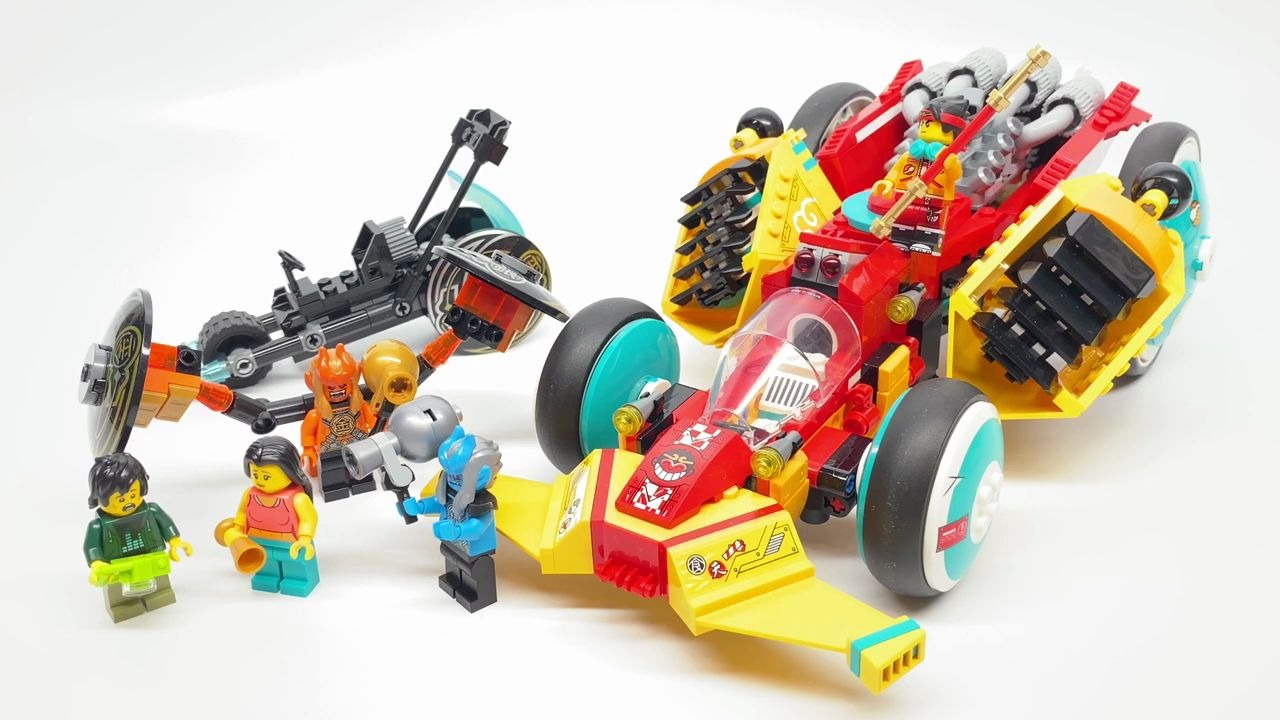 乐高悟空小侠云霄跑车80015预览