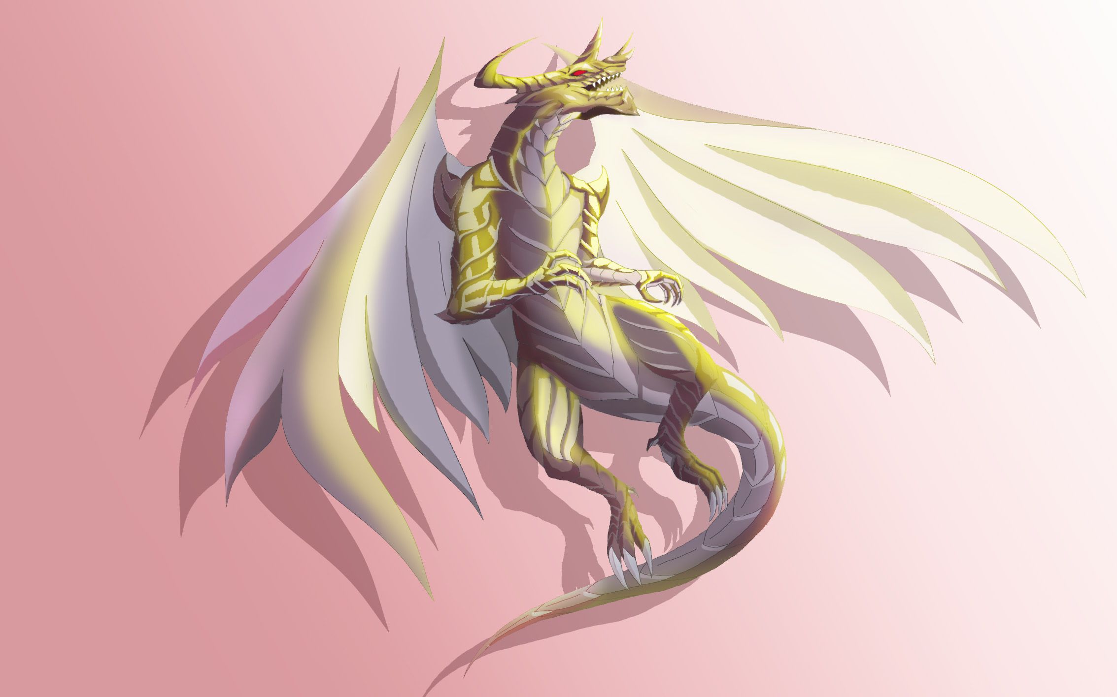 【绘画分享】一条满身骚气的龙(ps板绘)