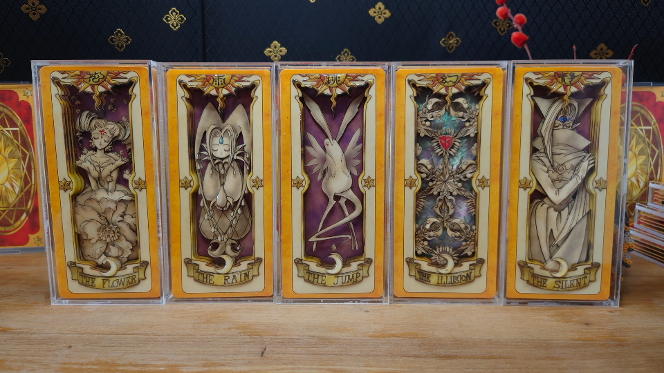 库洛牌卡雕花雨跳幻静