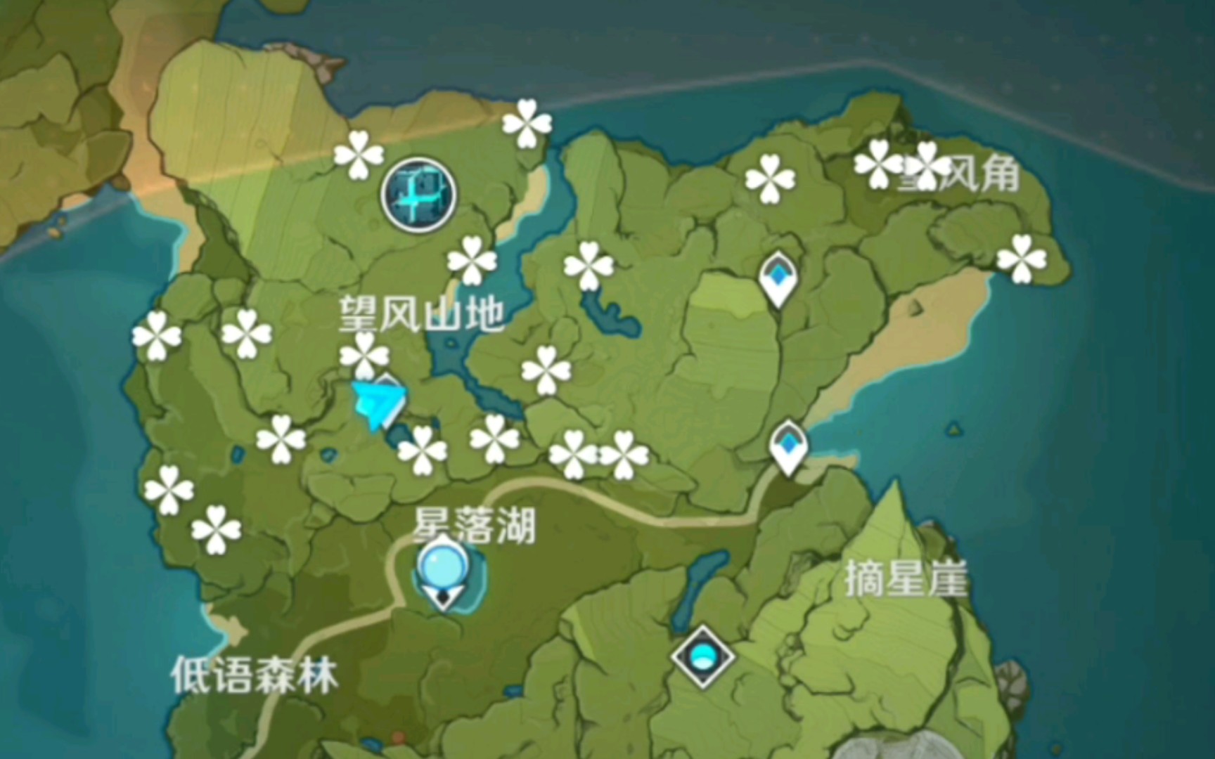 原神材料收集落落莓