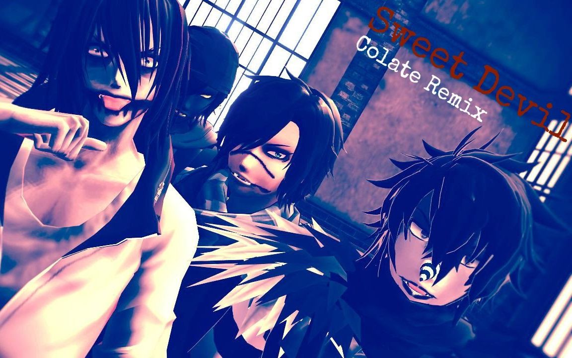 [mmd x creepypasta] sweet devil [colate remix]