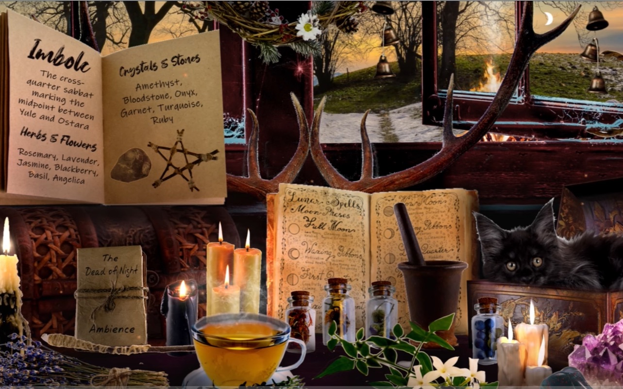 今日份白噪音|女巫的祭坛氛围 |仲冬之日的魔法|轻柔bgm|the dead of