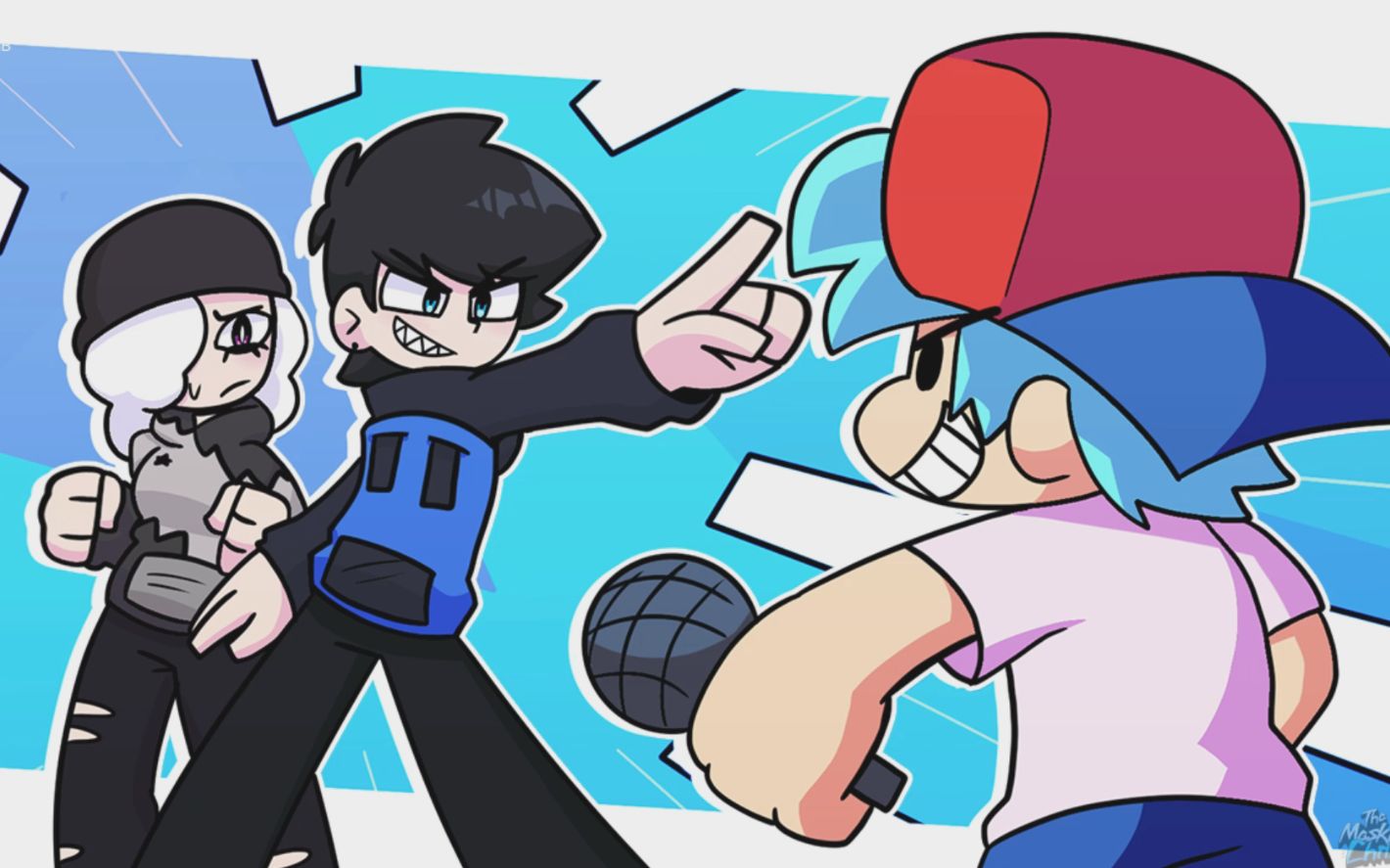 【fnf】starlight mayhem 优质mod(手漏专家)_哔哩哔哩bilibili