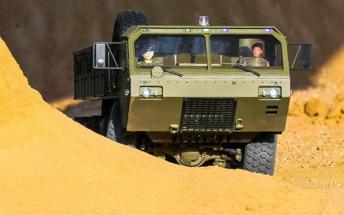 【rc】遥控模型卡车 8x8,遥控军车,遥控坦克运输车,遥控履带车,遥控