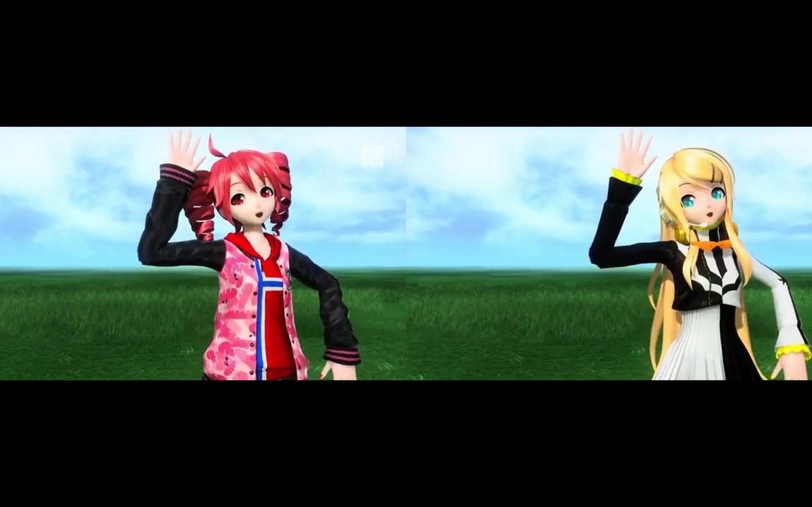 [full风] [重音テトと镜音リン/镜音リン & 重音テト] ievan polkka