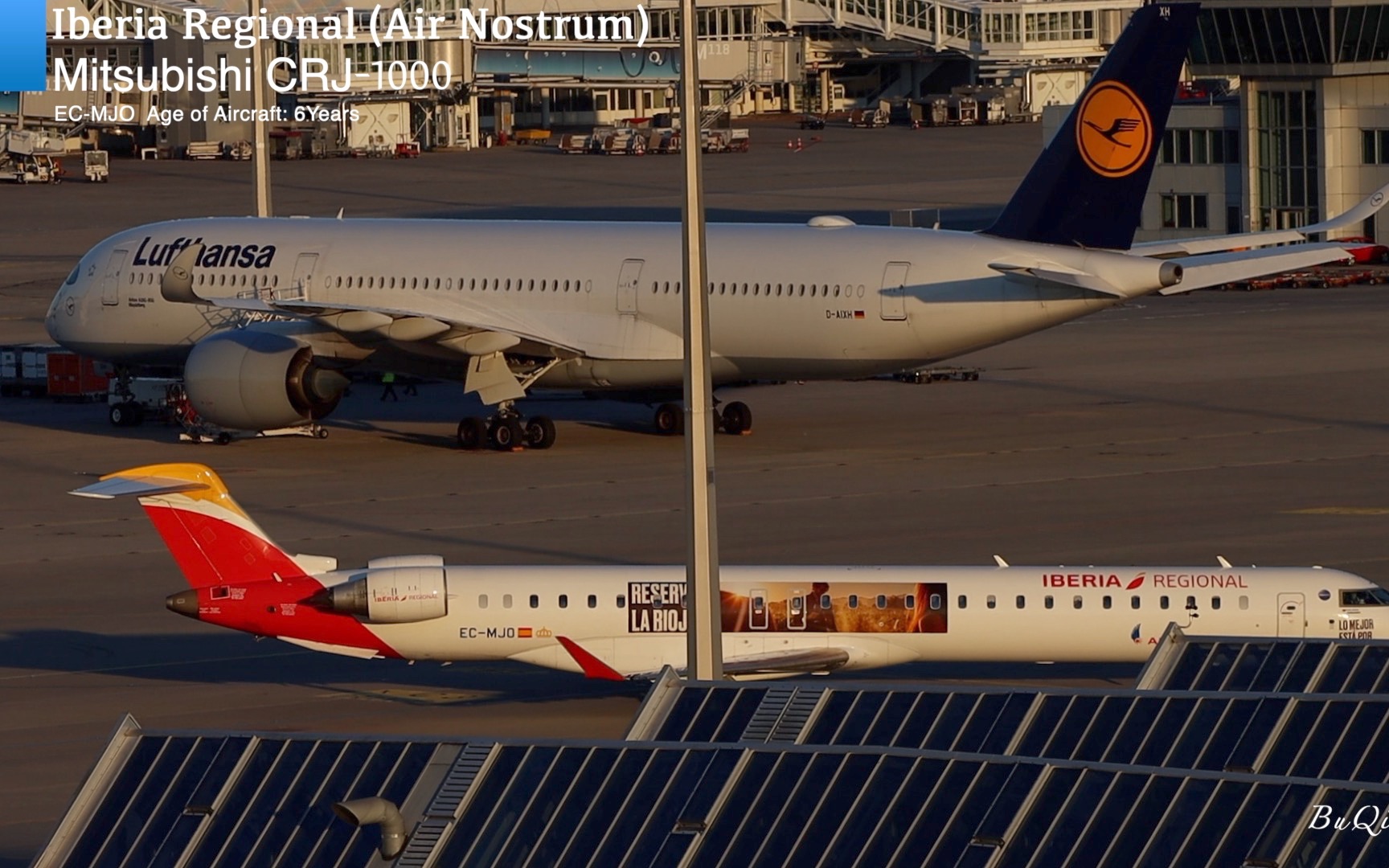 [601] iberia regional | mitsubishi 三菱 crj-1000 慕尼黑国际机场