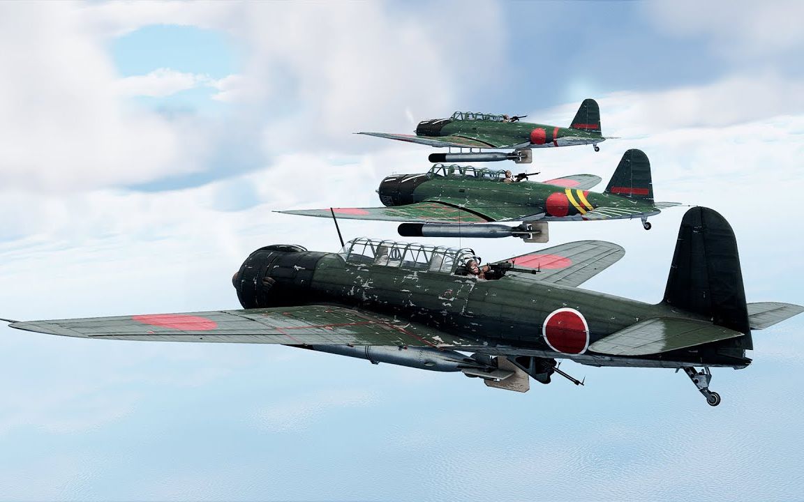 [战争雷霆微电影] b5n 九七舰攻 雷击队出击_网络游戏热门视频