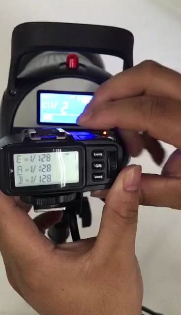 神牛sk400w二代如何链接引闪器如何调节功率详细讲解